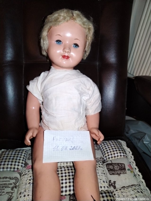 Кукла пресс-опилки, СССР, 64 см (фото 2)