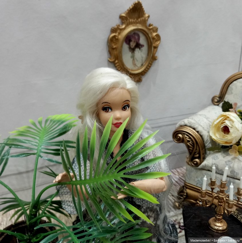 Пальма в кадке — Миниатюра для кукол