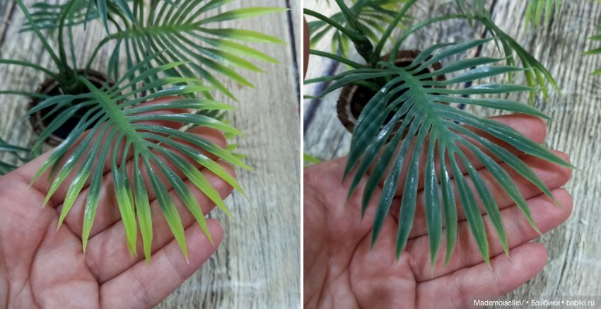 Пальма в кадке — Миниатюра для кукол