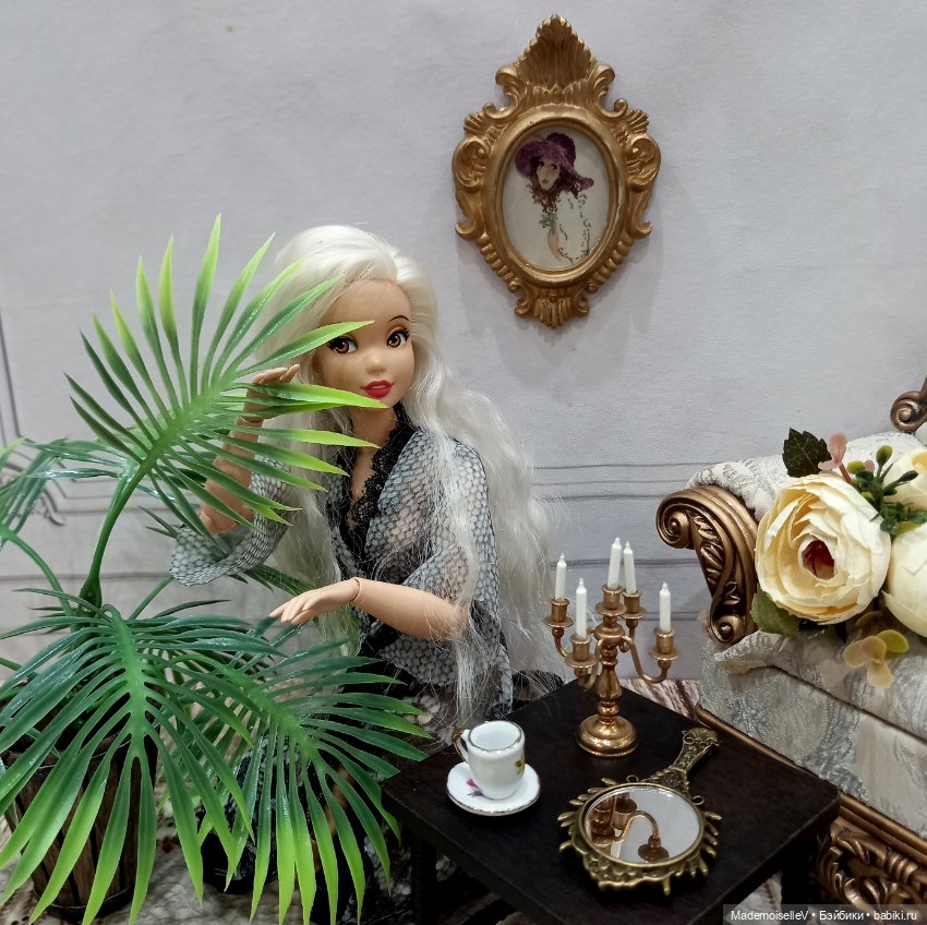 Пальма в кадке — Миниатюра для кукол (фото 2)