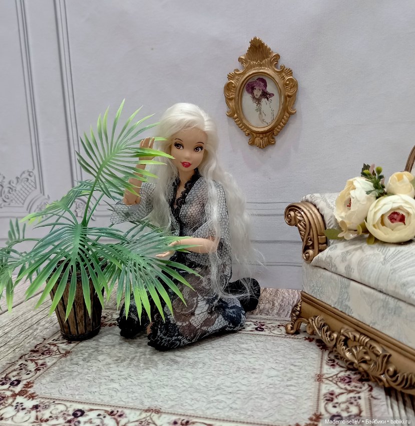Пальма в кадке — Миниатюра для кукол