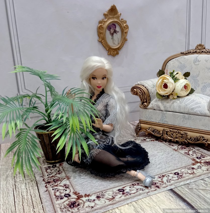 Пальма в кадке — Миниатюра для кукол (фото 4)