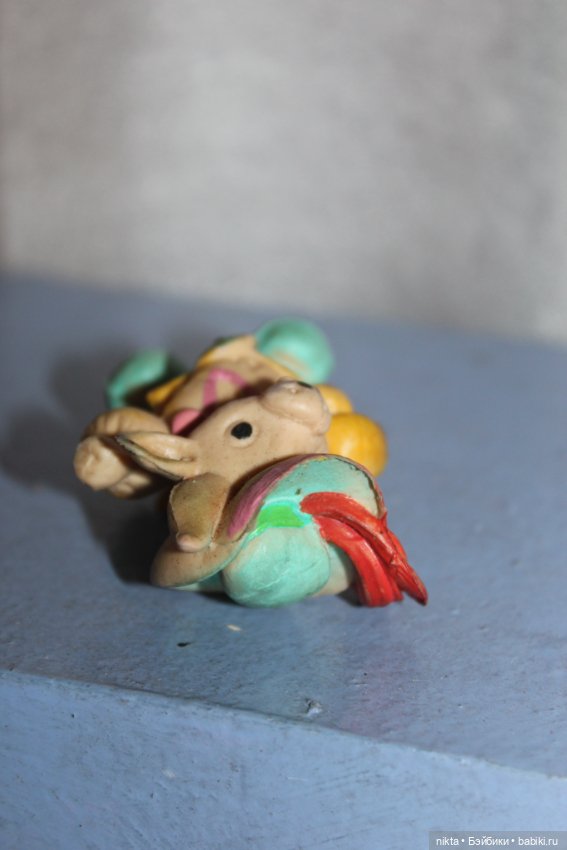 Резиновая игрушка из 90х * Бык, символ года * мини (фото 5)