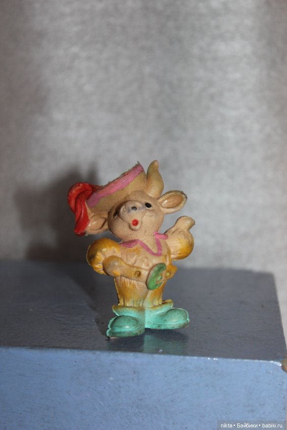 Резиновая игрушка из 90х * Бык, символ года * мини