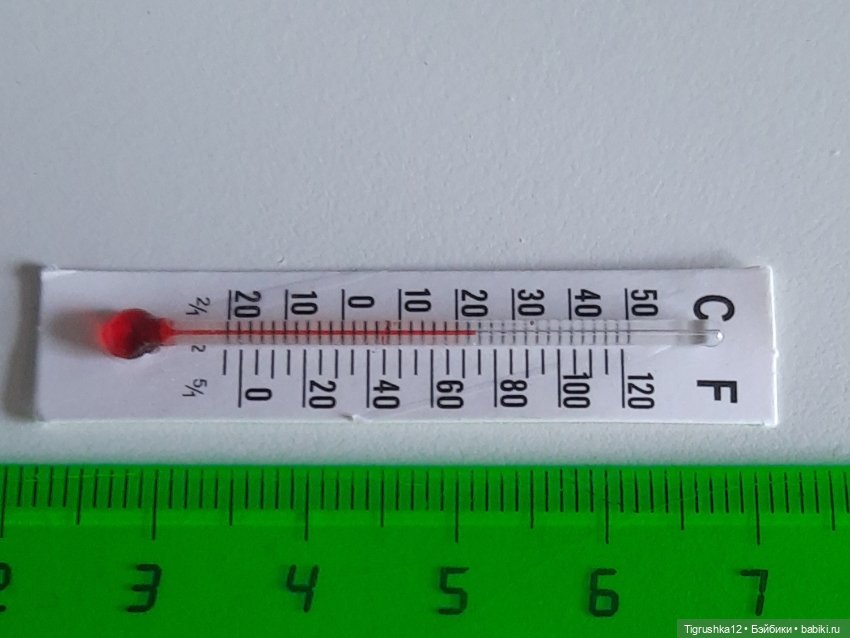 Термометр для кукольного домика (фото 3)