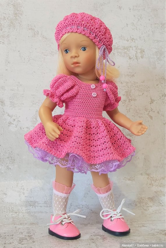PDF Мастер-Класс по вязанию крючком "КОНФЕТКА-М" для кукол Minouche (минуш)