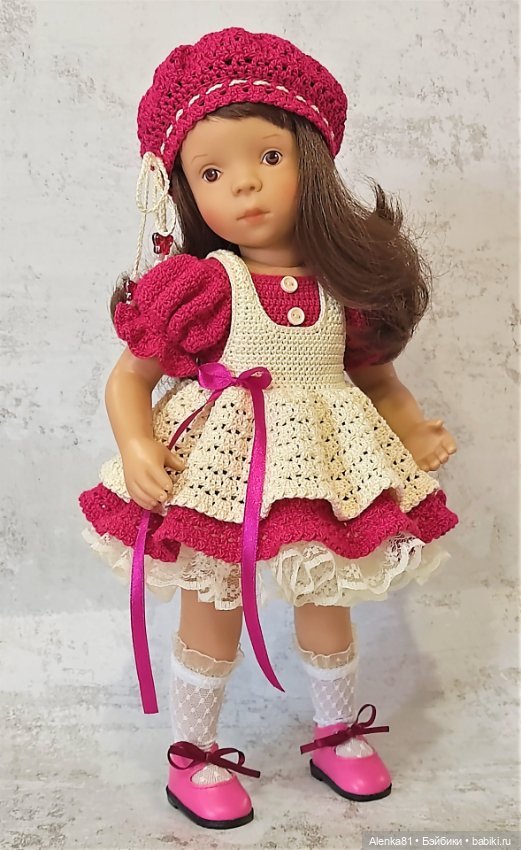 PDF Мастер-Класс по вязанию крючком "КОНФЕТКА-М" для кукол Minouche (минуш) (фото 8)