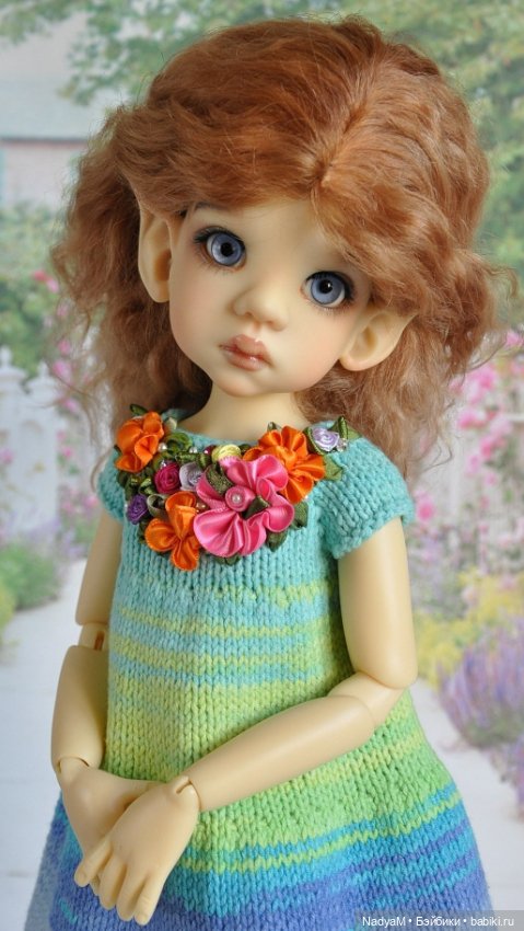 Платье на рост куклы 42 - 45 см (фото 5)