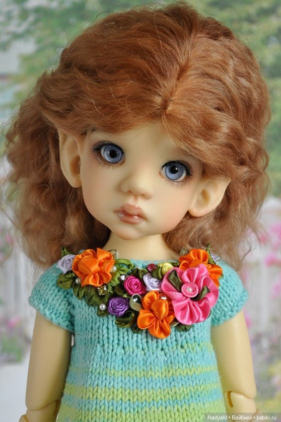 Платье на рост куклы 42 - 45 см (фото 3)