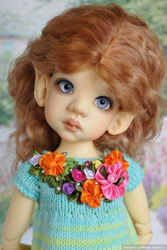 Платье на рост куклы 42 - 45 см (фото 7)