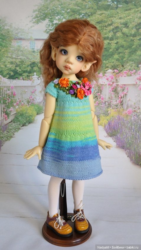 Платье на рост куклы 42 - 45 см