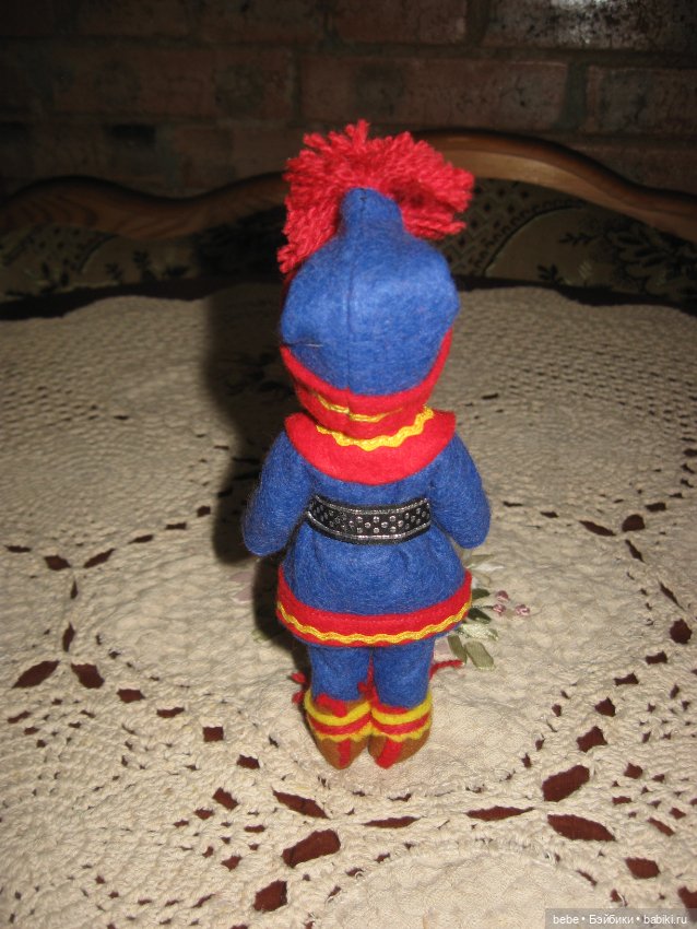 Винтажная кукла в национальном костюме Svensk Folkdrakt Швеция (фото 3)