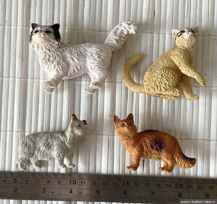 Фигурки для интерьера Котики для кукол 1/6 (фото 2)
