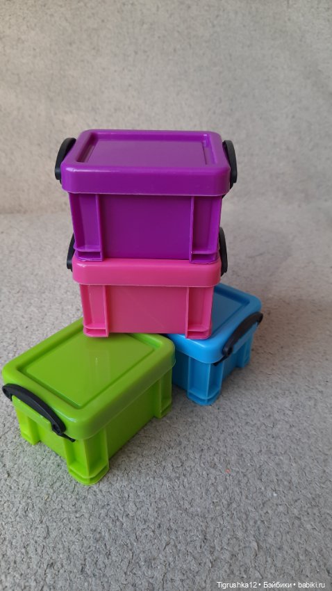 Ящики для хранения кукольных игрушек (фото 2)