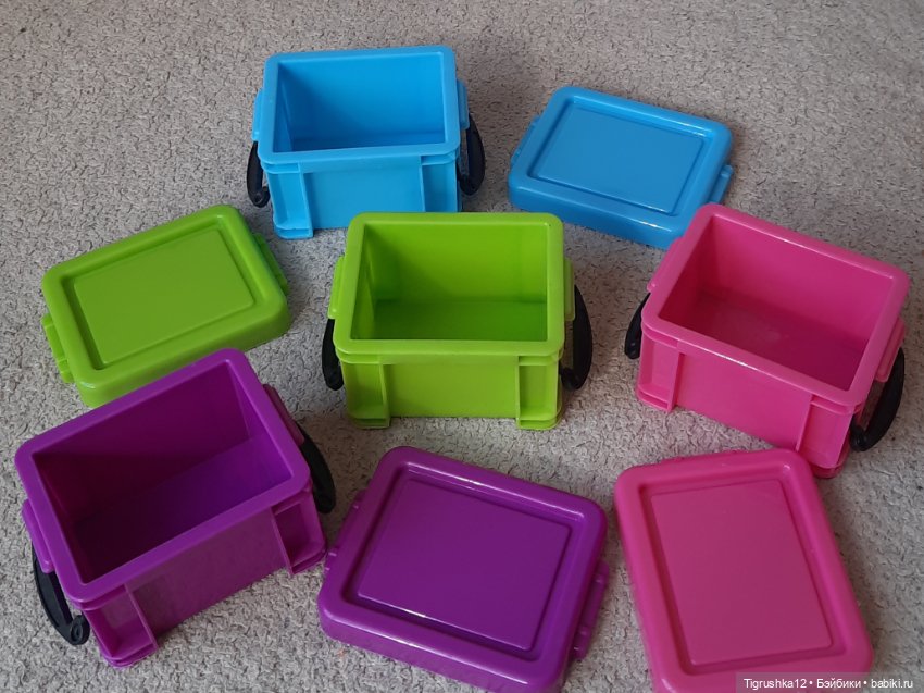 Ящики для хранения кукольных игрушек (фото 5)