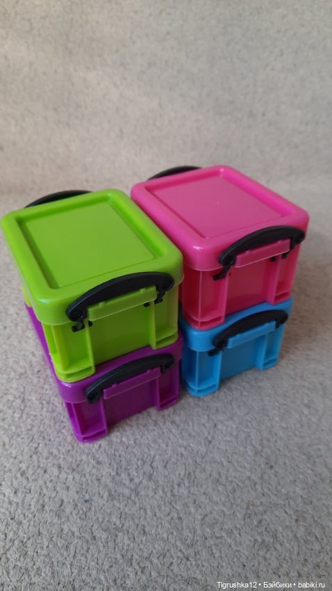 Ящики для хранения кукольных игрушек