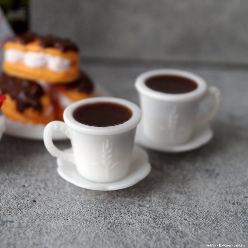 Набор с пирожными № 1 (масштаб 1:6) (фото 2)