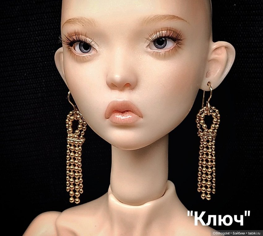Серьги для кукол Рopovy, Tonner, Barbi