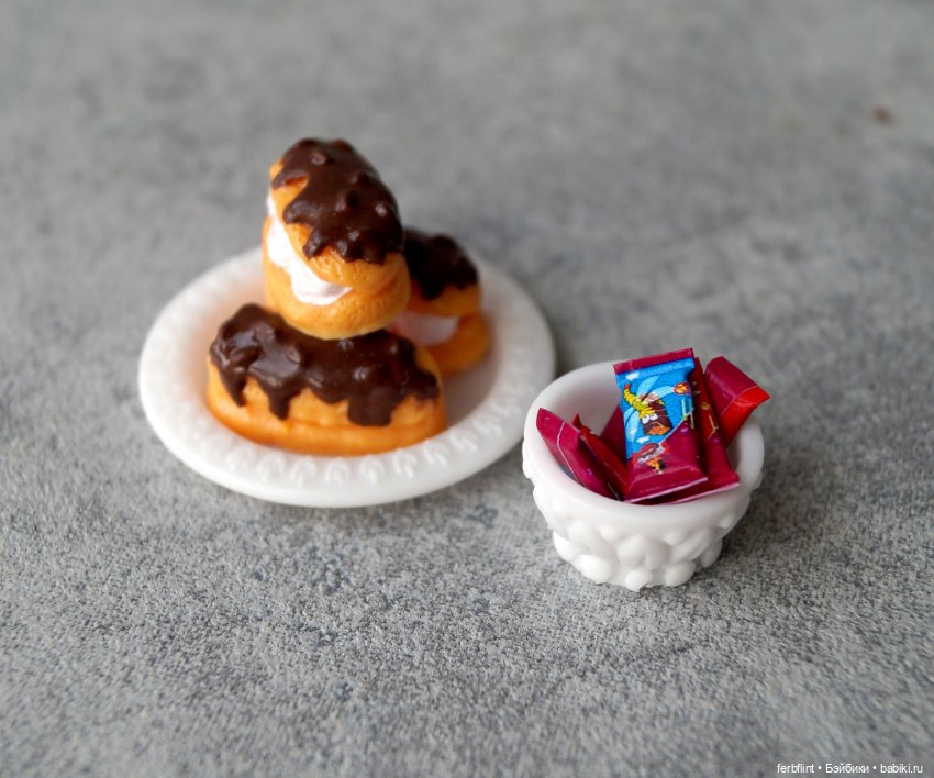 Набор с пирожными № 1 (масштаб 1:6) (фото 3)