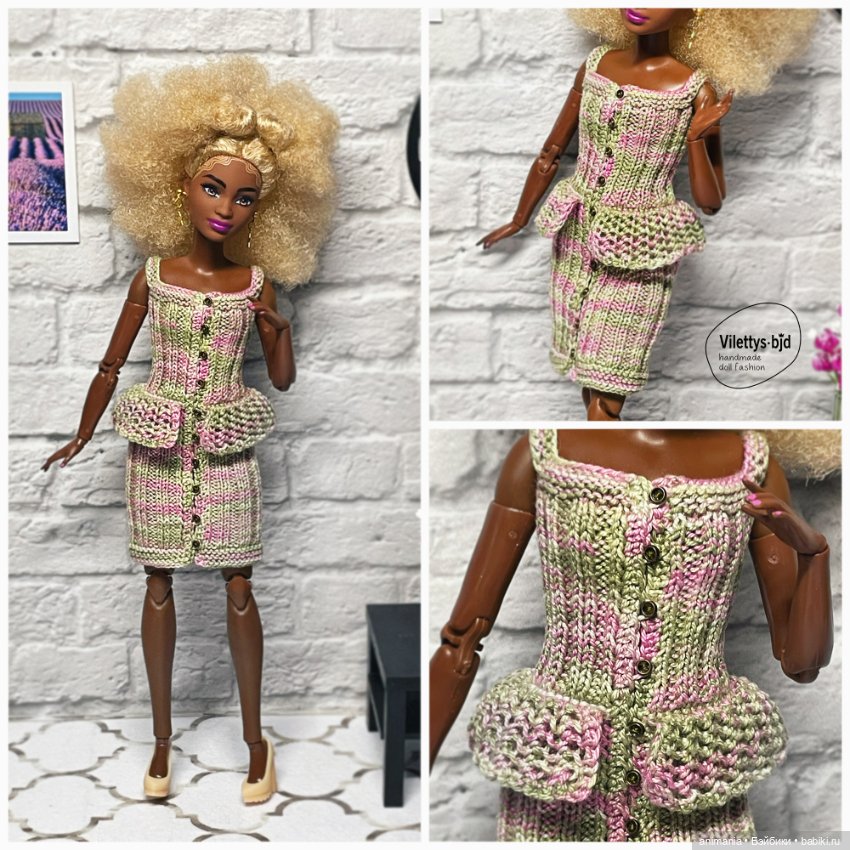Коллекция одежды "Нежное лето" для барби (фото 2)