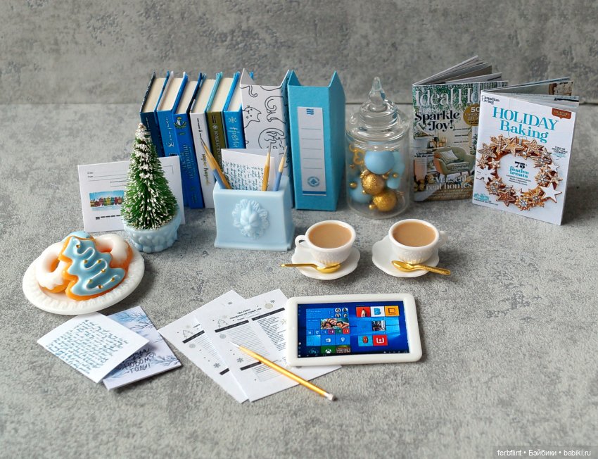 Новогодний набор №6 в масштабе 1:6