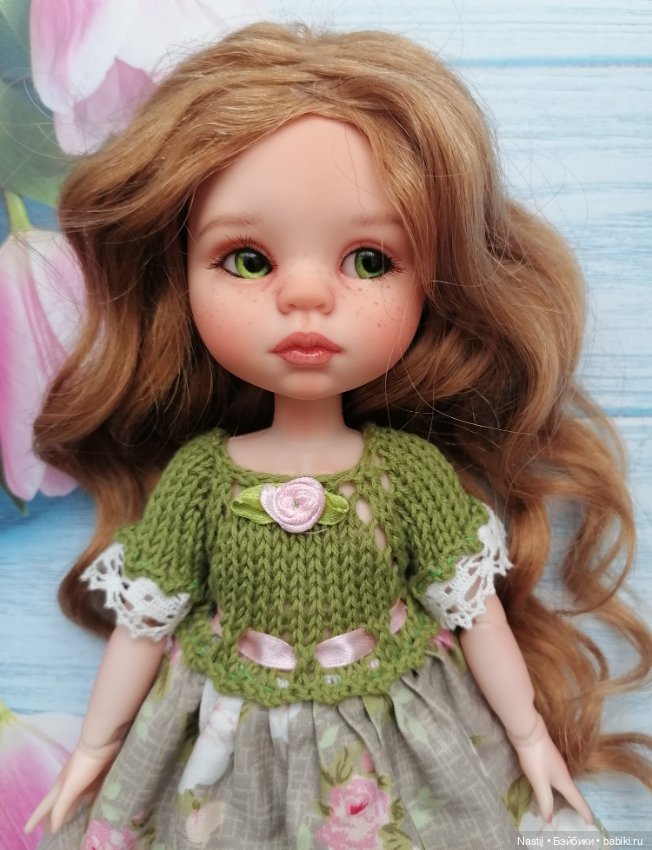 Продам Куколку Очаровашку с зелёными глазками, шарнирная (не БЖД) (фото 2)