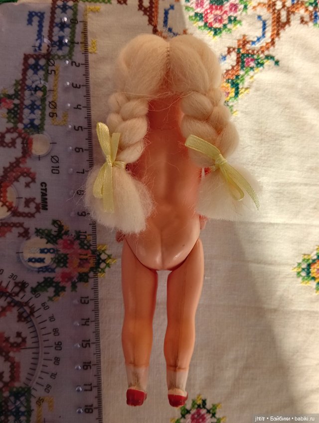 Кукла, ГДР, черепашка ,целлулоид (фото 4)