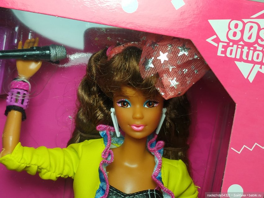 Барби музыкант Barbie Rewind 80s Night Out (Репродукция 2021 год) (фото 4)