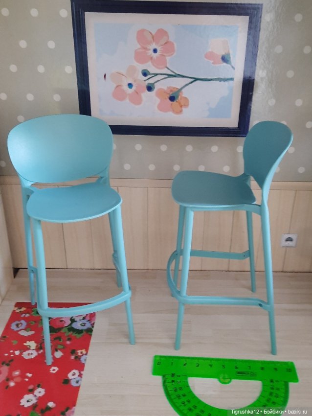 Барные стулья — Миниатюра для кукол (фото 2)