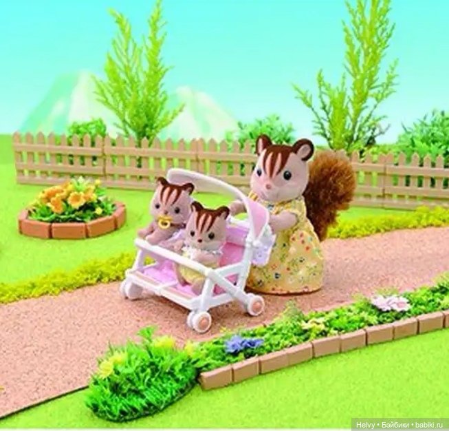 Sylvanian Families Коляска для двойни (фото 4)