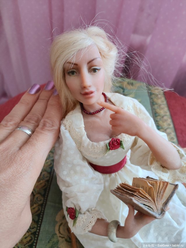 Авторская кукла на подиуме