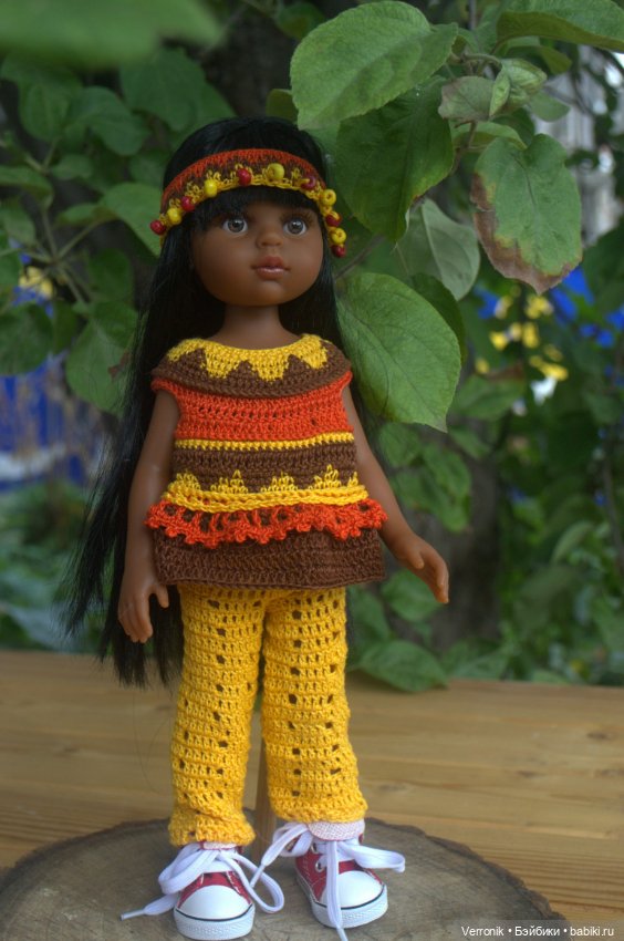 Комплект одежды для куклы Paola Reina "Девочка- Осень" (фото 5)