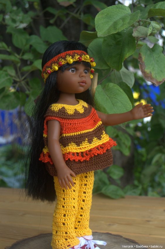 Комплект одежды для куклы Paola Reina "Девочка- Осень" (фото 7)