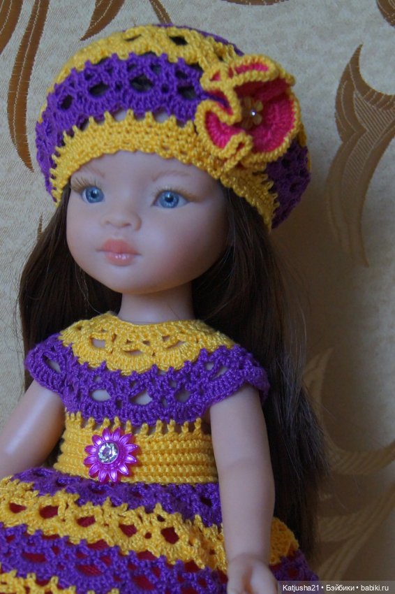 Наряд "Яркая фуксия" для кукол Paola Reina и им подобных (фото 3)