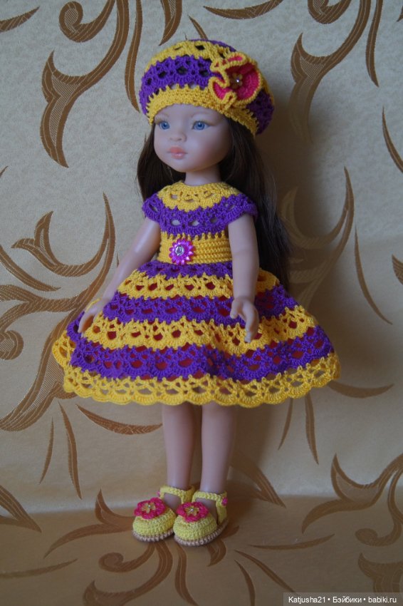 Наряд "Яркая фуксия" для кукол Paola Reina и им подобных (фото 2)