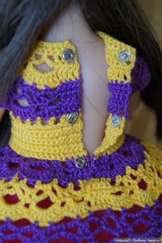 Наряд "Яркая фуксия" для кукол Paola Reina и им подобных (фото 4)