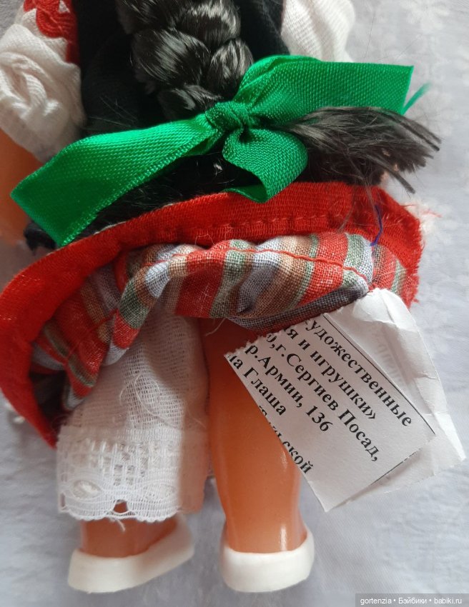 Маленькая куколка в народном костюме. 20 см (фото 6)