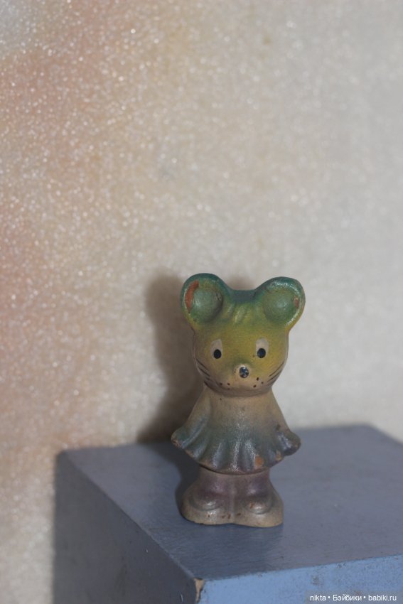 Резиновая игрушка СССР. Мышка