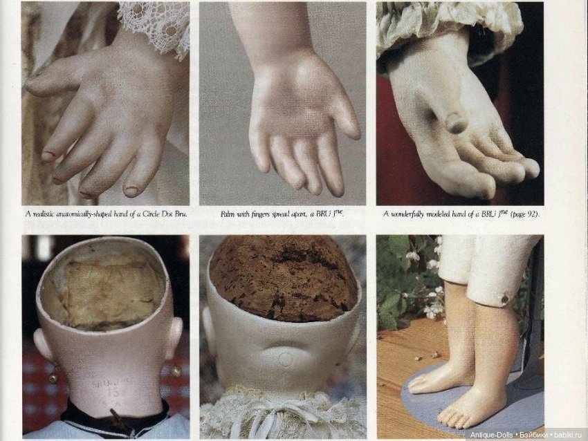 Известная книга о французских антикварных куклах Bru - Bru Dolls