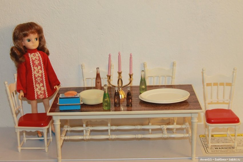 Раритетный набор столовой мебели для Ликки 1 поколения компании Такара (фото 4)