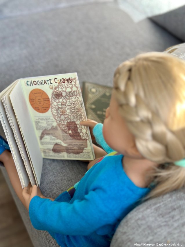 Книги для кукол - книга рецептов и нотная тетрадь, 1:2 (фото 2)