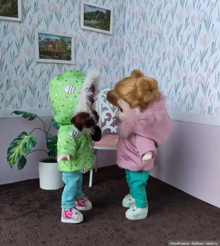 Куртки для кукол 16 см баболи и им подобных (фото 2)