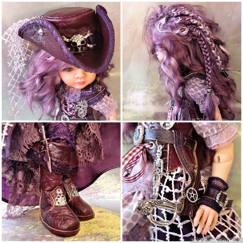 ООАК Паола Рейна кукла Маленькая Пиратка Кристи