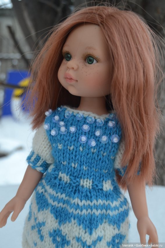 Платье для куклы Paola Reina. Одежда для куклы 30- 32 см