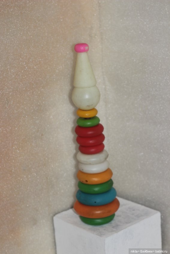 Пластмассовая пирамидка СССР - Клоун, 34 см (фото 4)