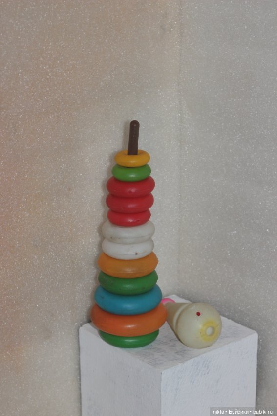 Пластмассовая пирамидка СССР - Клоун, 34 см (фото 6)