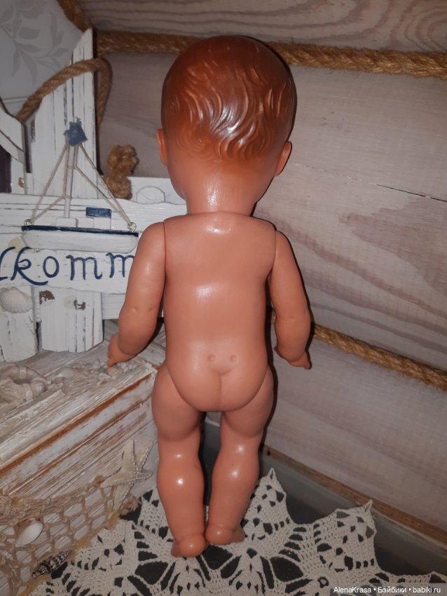 Пупс Германия резиновый — Винтажные куклы и игрушки детства (фото 4)