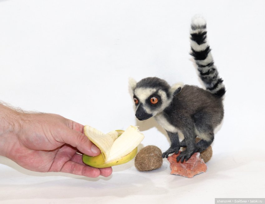 Лемур — Авторские игрушки (фото 10)