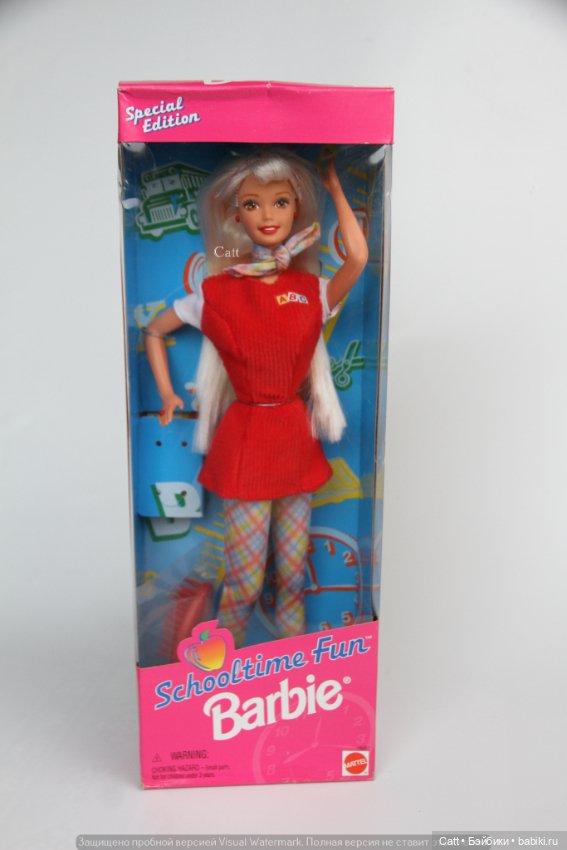 Куколка Барби/Barbie Schooltime Fun 1997 года (фото 6)