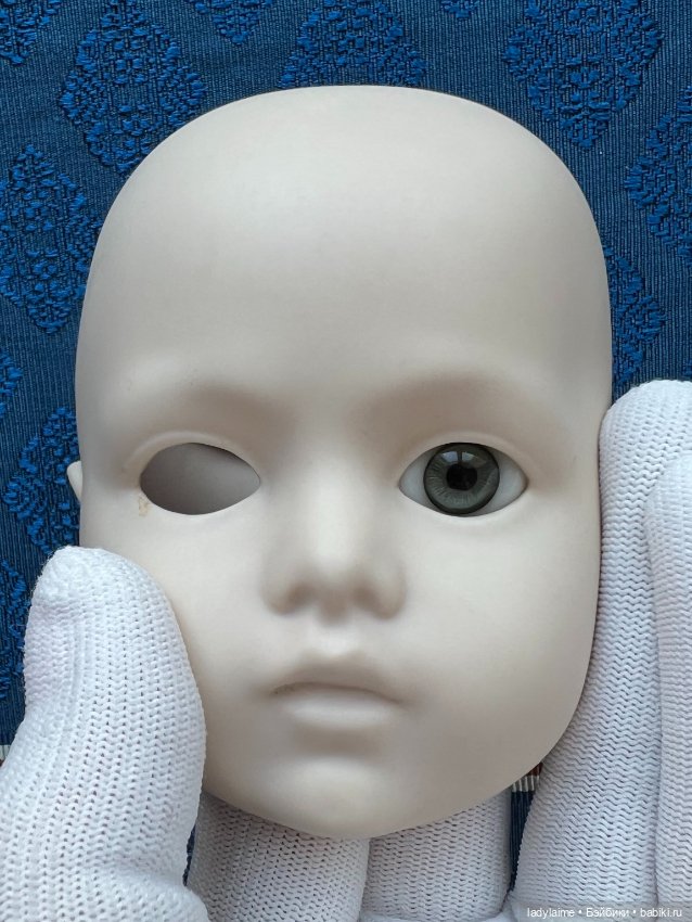 Антикварные глаза живой взгляд "папервейт" - лот 3607 - 22/9 мм (фото 4)